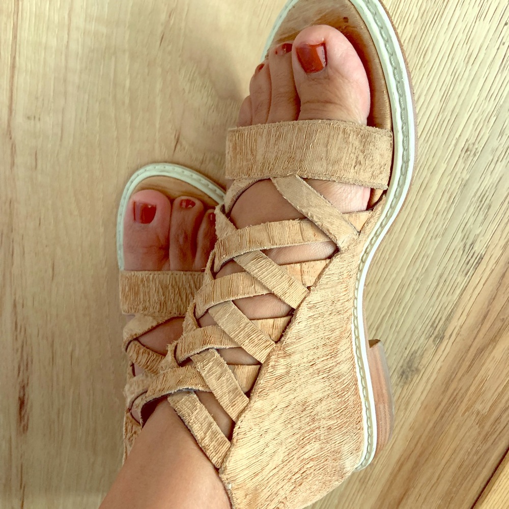 Tibi Criss Cross Ankle Sandals